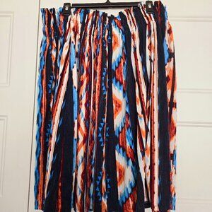 LuLaRoe Sophia Ruffle Smock Skirt